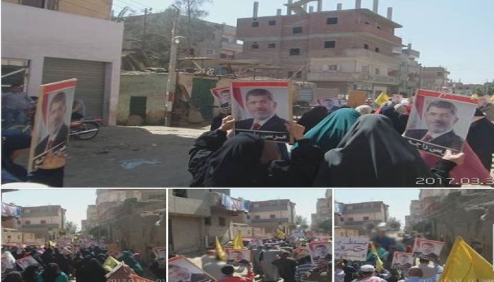 مسقط رأس الرئيس محمد مرسي "يسقط حكم العسكر "