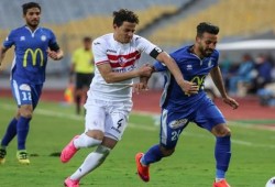 سموحة يهزم الزمالك بهدفين للاشىء