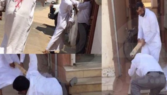 كويتي يسحل حارس عقار مصري طالبه بدفع الإيجار