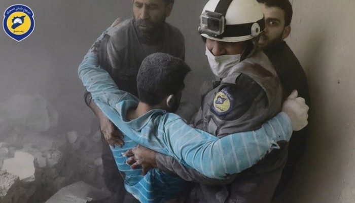 قرابة 70 غارة متتالية من الأسد على مختلف مناطق الغوطة الشرقية بسوريا