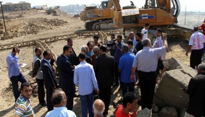 سقوط صخرة من المقطم يوقف حركة المرور في القاهرة