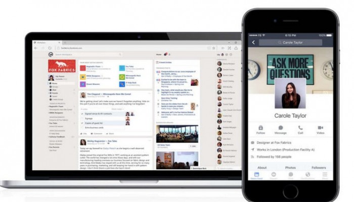 فيس بوك توفر نسخة مجانية من خدمة Workplace