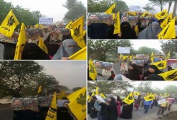 ثوار فاقوس بالشرقية يدشنون تظاهرات أسبوع " أوقفوا الخائن " بمسيرة حاشدة