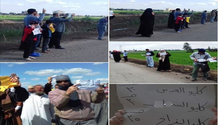 أهالى بلقاس للسيسي .." الغلبان بيموت عشان إنت تعيش"