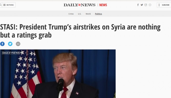 صحيفة أمريكية: الإنسانية ليست دافع ترامب لضرب نظام الأسد .. تعرف على الأسباب