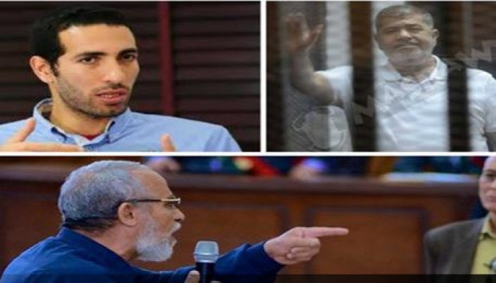 الرئيس والمرشد وأبو تريكة أمام قضاء الانقلاب اليوم السبت