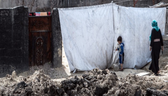 أهالي الموصل يأكلون "الحشائش"