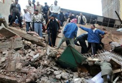 المنيا : مصرع فتاة وإصابة 3 فى انهيار جزئى بمنزل