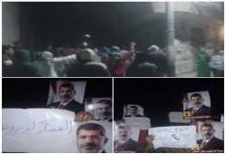 وقفة ليلية لثوار حوش عيسى رفضا لطوارئ العسكر