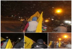 فاعلية ثورية ليلية لحركة شباب ديرب نجم ضد الانقلاب