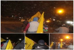 فاعلية ثورية ليلية لحركة شباب ديرب نجم ضد الانقلاب