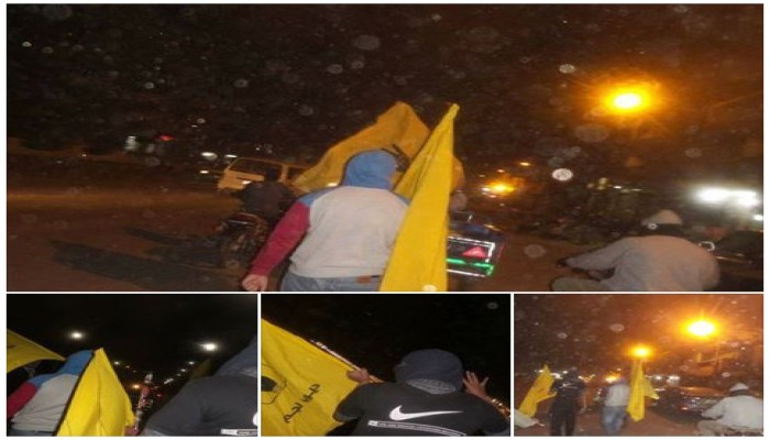 فاعلية ثورية ليلية لحركة شباب ديرب نجم ضد الانقلاب