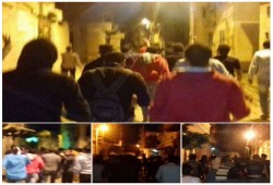 شباب ضد الانقلاب في مسيرة ليلية بكفرالدوار " الطوارئ لن تمنعنا من استكمال المشوار"