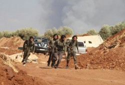 ثوار حلفايا بسوريا يغتنمون دبابتين ويقتلون عدد من عناصر الأسد