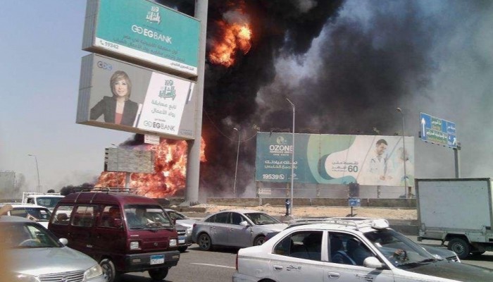 سبب انفجار خط غاز بالتجمع الخامس