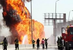 الإهمال يودي بحياة شخص ويصيب 16 آخرين في انفجار خط غاز التجمع الخامس