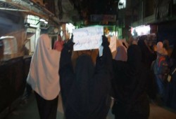 نساء ضد الانقلاب بالإسكندرية تتظاهر رفضاً لإنتهاكات الانقلاب