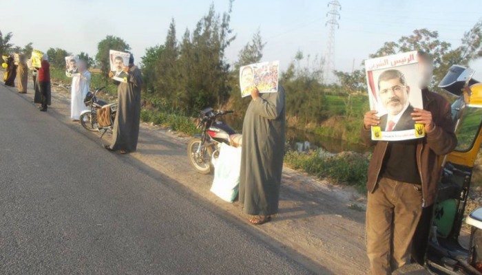 ثوار الحسينية بالشرقية "لا للإرهاب"