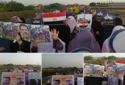 ثوار فاقوس بالشرقية يدشنون تظاهرات (سيناء الجريحة .. لن ننساك)