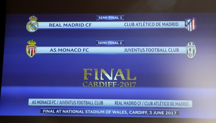 تعرف على جدول مواعيد مباريات نصف نهائى دورى أبطال أوروبا