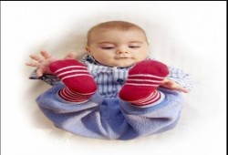 احذري من ارتداء رضيعكِ الجوارب لفترة طويلة