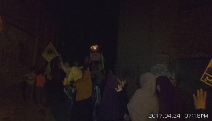 ثوار السكاكرة بالشرقية " ارحل يا قاتل "