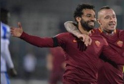 محمد صلاح يقود روما لسحق بيسكارا برباعية فى الكالتشيو