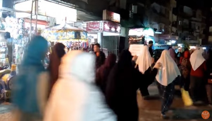 مسيرة ليلية بسموحة تحت شعار "الحياة لفضل المولي"