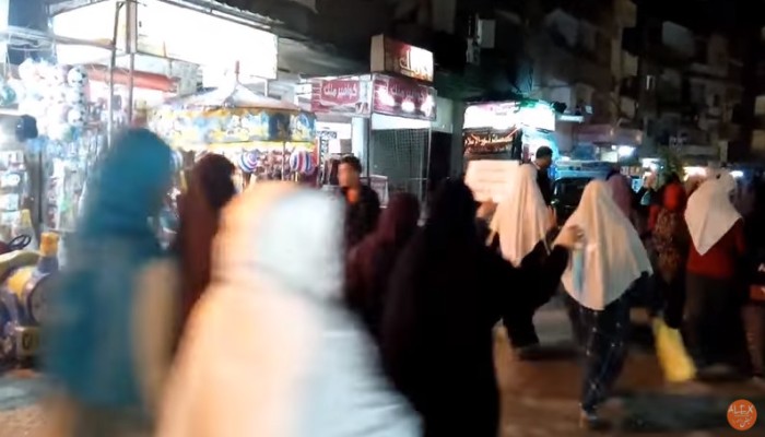 مسيرة ليلية بسموحة تحت شعار "الحياة لفضل المولي"