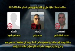 بورسعيد : حملة مداهمات لمنازل مؤيدي الشرعية تسفر عن اعتقال ثلاثة