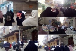 ثوار أبو كبير بالشرقية ينتفضون تنديدا بجرائم العسكر