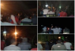 مسيرة لثوار حوش عيسى تطالب بإسقاط العسكر