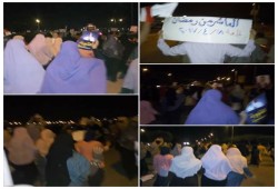 مسيرة ليلية بالعاشر من رمضان تنديدا بالعسكر