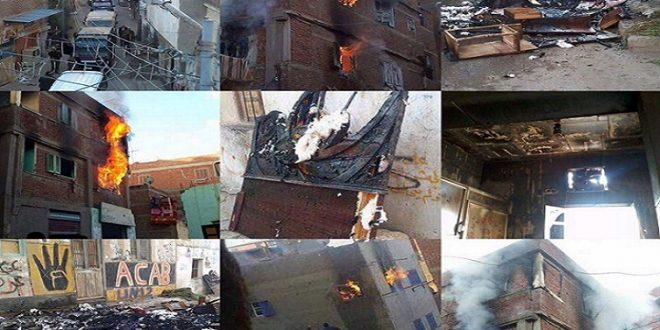 قوات الانقلاب تهدم منازل أحرار البصارطة بدعوى مخالفة قانون البناء