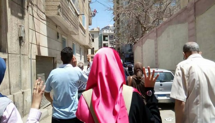 تظاهرة رافضة للانقلاب بحي محرم بك بالإسكندرية