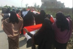 أهالي نبروه يرفعون شعار: "عاوزين حريه"