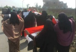 أهالي نبروه يرفعون شعار: "عاوزين حريه"