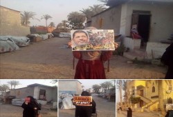 سلسلة بشرية لثوار أبو كبير في جمعة "ستبقى منقلبا"