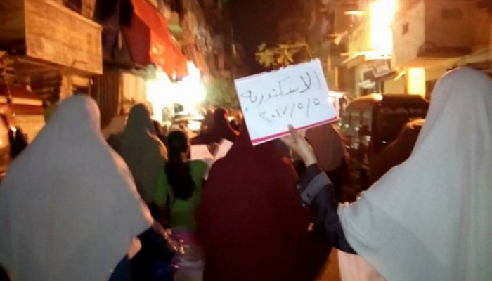 مسيرة ليلية لثوار الرمل فى مستهل أسبوع ثورى بعنوان " ستبقى منقلبا "