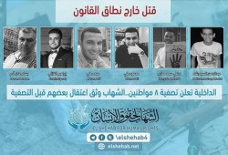 شهادات تثبت كذب رواية داخلية الانقلاب حول اغتيال 8 شباب أمس