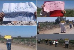 كارت أحمر للسيسي من ثوار الدقهلية