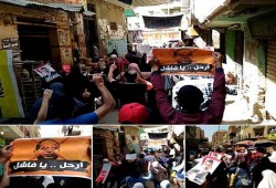 أحرار بولاق الدكرور ينتفضون ضد جرائم العسكر