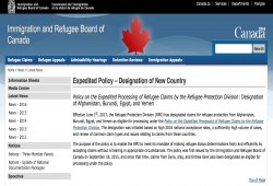 كندا تعلن قبول طلبات اللجوء من المصريين أسوة بسوريا والعراق واليمن