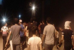 أولتراس حوش عيسى فى مسيرة ليلية"العيشة مرار والاسعار نار"