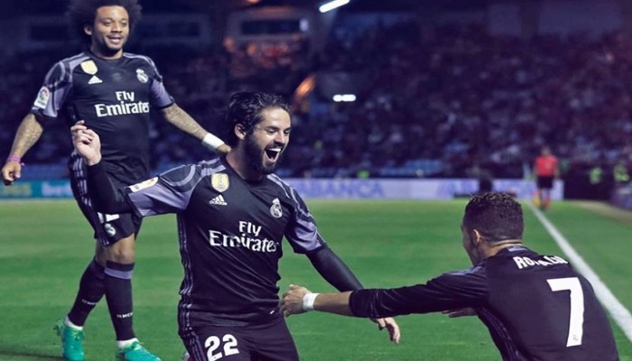 ريال مدريد على بعد نقطة من حسم الدوري بعد رباعية سلتا فيجو (فيديو)