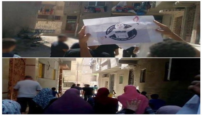 ثوار كفر الدوار بالبحيرة فى مسيرة تنديدا باحكام الاعدام