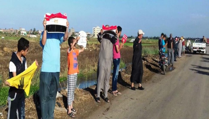 أهالي بلقاس بالدقهلية يتظاهرون ضد الغلاء