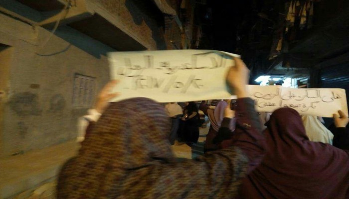 الاسكندرية مسيرات "لنساء ضد الانقلاب" ضد العسكر