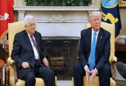 عباس يعرض على ترامب خطة للتنازل عن 6.5 % من أراضي الضفة
