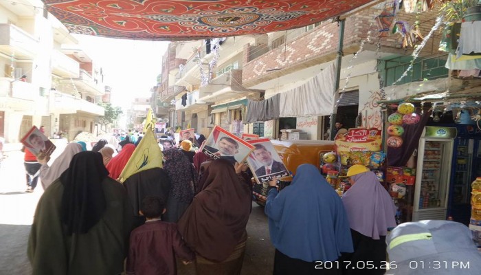 قرية الرئيس مرسي تطالب بإطلاق الحريات والإفراج عن المعتقلين